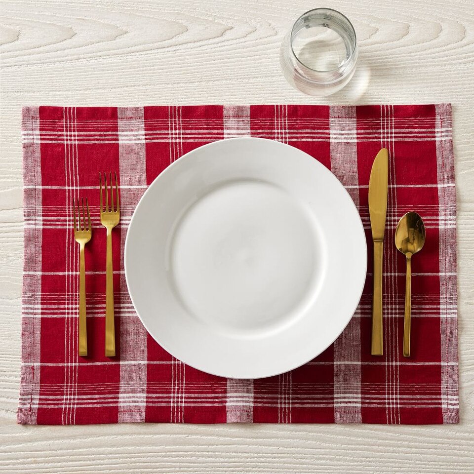 Origin Plaid Placemats West Elm Australia